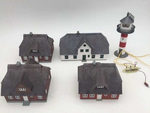 Kibri 4 x reetdachhaus - h0,